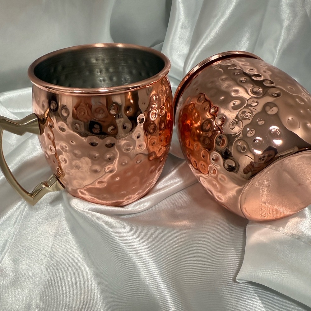 Arcoroc FK368 16 oz Moscow Mule Cup - Stainless Steel/Hammered Copper Finish - Picture 9 of 9